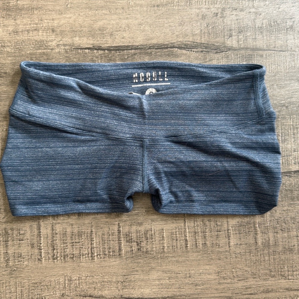 Blue nobull shorts